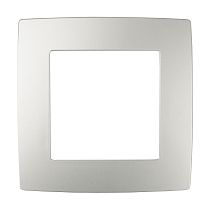 Рамка для выключателей и розеток одинарная ЭРА 12 12-5001-15 пластик перламутр