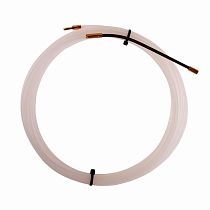 Протяжка кабельная REXANT (мини УЗК в бухте), 5 м нейлон, d=3 мм, латунный наконечник, заглушка