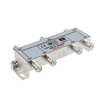 Делитель ТВ x 6 + 7шт. F BOX 5-1000МГц Silver REXANT