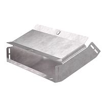 Угол вертикальный внутренний 45 градусов с крышкой Стандарт 400х80 Промрукав