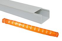 Кабель-канал 60х40 белый  (20 м) TDM