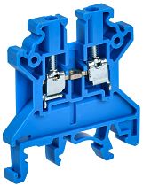 Колодка клеммная CTS 2,5мм2 синяя  IEK