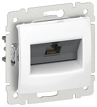 IEKVALENA Розетка компьютерная RJ45 категория 5Е UTP 6942861 белый IEK