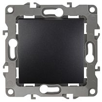 Выключатель ЭРА 12 12-1001-05 10А 250В антрацит без механических лапок