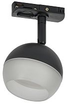 LIGHTING Светильник 4118 декоративный трековый поворотный под лампу GX53 черный  IEK