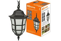 Светильник садово-парковый "Меридиан" 100 Вт, подвес, матовое/черный, Е27,  TDM