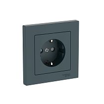 AtlasDesign Изумруд Розетка с заземлением со шторками, 16А, в сборе, быстрозажим. клемм