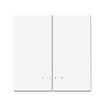 ArtGallery Лотос Выключатель 2-кл., с подсветкой, сх.5а, 10АХ, механизм Systeme Electric (Schneider Electric)