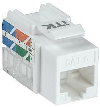 ITK Модуль Keystone Jack кат. 6 UTP 110 IDC 90 град. IEK ITK Модуль Keystone Jack кат. 6 UTP 110 IDC 90 град. IEK