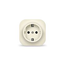 Розетка UNIVersal IONICH 1433 слоновая кость одноместная с заземлением