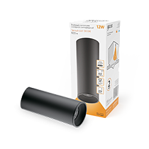 Светильник светодиодный Gauss накладной HD029 12Вт черный/черный 3000K 79x200мм