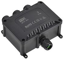 Коробка распределительная герметичная WTP-404 4 ввода IP68  IEK