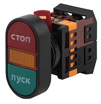 Кнопка ЭРА APВВ-22N "Пуск-Стоп" d22мм неон/240В 1з+1р (10/400/3200) Кнопка ЭРА APВВ-22N "Пуск-Стоп" d22мм неон/240В 1з+1р (10/400/3200)