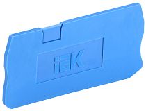Заглушка для КПИ 3в-1.5/2.5 3 вывода синяя  IEK