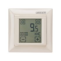 Терморегулятор сенсорный программируемый REXANT RX-421H, бежевый, совместим с Legrand серии Valena
