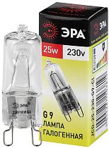Лампа галогенная ЭРА G9-JCD-25-230V-CL галоген, капсула, 25Вт, нейтральный, G9