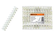 Зажим винтовой ЗВИ-60 полипропилен 2,5-16мм2 12пар 100°С белый  TDM