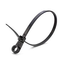 Хомут кабельный КСО 4х110 черный с отверстием под винт (уп.100шт) Fortisflex