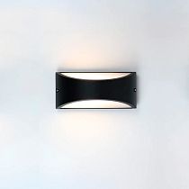 Фасадный светильник General GWL-GX53-M-IP65 Черный Малый Сплошной Глоусфера