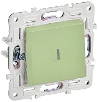 SKANDY Выключатель 1-клавишный проходной с индикацией 10А SK-V08G мятный IEK