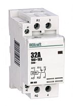 Модульный контактор 1НО+1НЗ 32А 230В МК-103 DEKraft