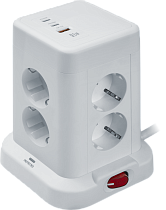 Сетевой фильтр Navigator 95 684 NSP-USB-08-180-ESC-3x1-PD20W