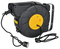 TWIST Катушка 1 место УК25 2P+PE/25м+2м 3х1,5мм2 автосмотка  IEK