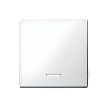 ArtGallery Лотос Выключатель 1-кл., с подсветкой, сх.1а, 10АХ, механизм Systeme Electric (Schneider Electric)