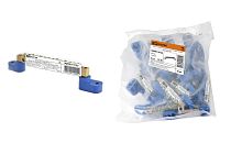 Шина "N" нулевая 6х9мм на двух угл. изоляторах 14 групп инд. стикер  TDM