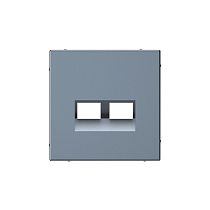 ArtGallery Грифель Накладка двойная для информационных функций типа Keystone Systeme Electric (Schneider Electric)