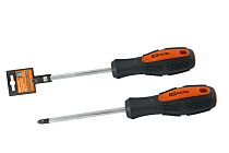 Отвертка крестовая двухкомпонентная, CR-V тип PH0x75, серия "Алмаз"  TDM