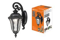 Светильник садово-парковый "Вена" 60 Вт, вниз, алюм., прозрачное/черный, Е27,  TDM Светильник садово-парковый "Вена" 60 Вт, вниз, алюм., прозрачное/черный, Е27,  TDM