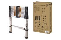 Лестница телескопическая алюминиевая ЛТ-11, 11 ступеней, h=3200 мм, "Алмаз"  TDM