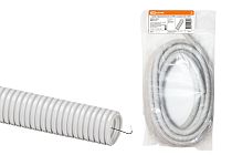 Труба гофрированная ПВХ d 20 с зондом (10 м) легкая  TDM