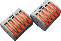 Коннектор GTER3-05 клемма универсальная монтажная 5-проводная (50/2500) General Lighting Systems Коннектор GTER3-05 клемма универсальная монтажная 5-проводная (50/2500) General Lighting Systems