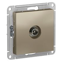 AtlasDesign Шампань Розетка TV одиночная, коннектор Systeme Electric (Schneider Electric) AtlasDesign Шампань Розетка TV одиночная, коннектор Systeme Electric (Schneider Electric)