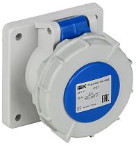 Розетка встраиваемая прямаяССИ-6132 16А-6ч 220В 2P+PE IP67 IEK