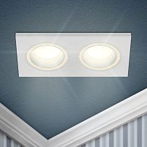 Светильник встраиваемый декоративный ЭРА DK92 WH MR16/GU5.3 белый