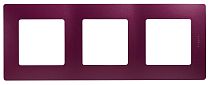 ETIKA Рамка 3-местная сливовый