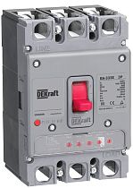 Силовой автоматический выключатель с электронным расцепителем 4P 125А 50кА ВА-333E DEKraft