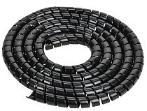 Спираль монтажная СП-16 черная (2м/упак) IEK