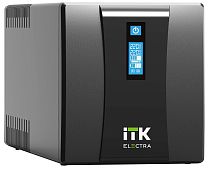 ITK ELECTRA ET ИБП Линейно-интерактивный 2кВА/1,2кВт однофазный с LCD дисплеем с АКБ 2х9AH USB порт IEK ITK ELECTRA ET ИБП Линейно-интерактивный 2кВА/1,2кВт однофазный с LCD дисплеем с АКБ 2х9AH USB порт IEK