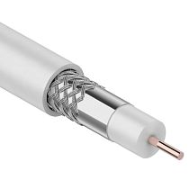 Кабель коаксиальный RG-6U, 75 Ом, CCS/Al/Al, 48%, 50 м, INDOOR, белый, PROconnect
