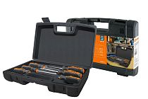 Набор отверток 6 шт.: SL:3x75;5x100;6x100, PH:0х75;1x100;2x100 (пласт. чемодан), CR-V "Алмаз"  TDM