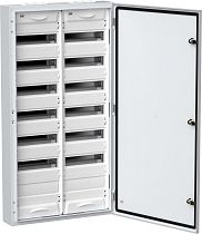 TITAN 5 Корпус металлический ЩРн-168 (2х84) 1085х570х140мм IP54 белый (одна дверь)  IEK