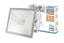 Прожектор светодиодный СДО-04-050Н 50 Вт, 6500 К, IP65, белый, Народный TDM