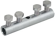 Зажим соединительный прямой пруток-пруток 6-10мм оцинкованная сталь IEK