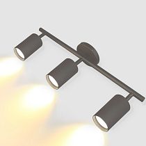 Спот на основании GWL-3GU10-M-IP20 Тройной Графит Направленный Башня