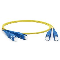 Патч-корд оптический соединительный (SM), 9/125 (OS2), SC/UPC-SC/UPC, (Duplex), LSZH, 3м REXANT