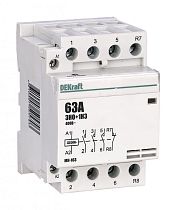 Модульный контактор 3НО+1НЗ 40А 230В МК-103 DEKraft Модульный контактор 3НО+1НЗ 40А 230В МК-103 DEKraft